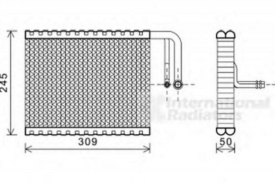 VAN WEZEL 0600v402 -  Испаритель, кондиционер